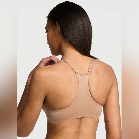 Victoria's Secret Perfect Shape Racerback front close Push-up Bra 40D New beige - Picture 2 of 9